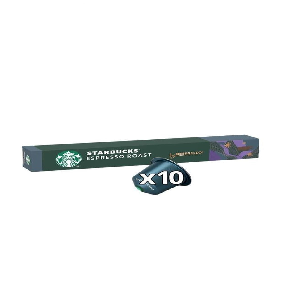 Starbucks Espresso Roast Capsule Coffee - 10 Capsule Coffee