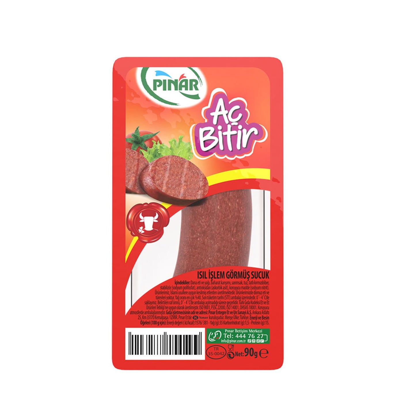 Pınar Aç Bitir Sucuk 90 Gm