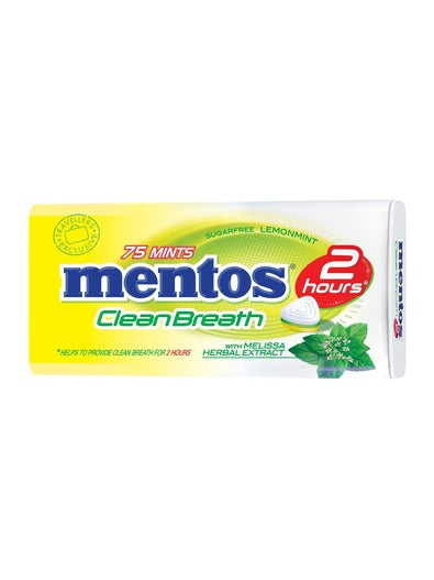 Mentos Clean Breath Lemon Mint 52.5g