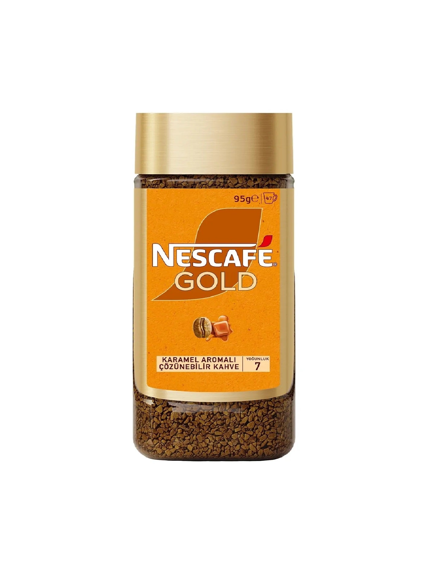 Nescafe Gold Caramel Flavored Granulated Coffee 95 grams
