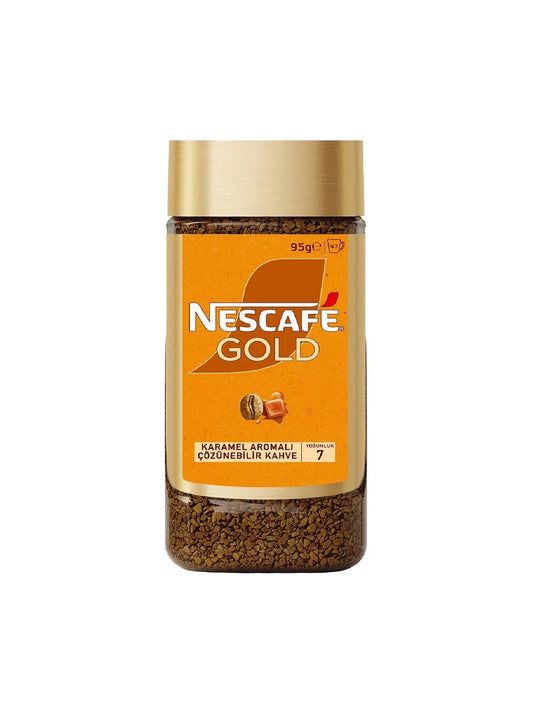 Nescafe Gold Caramel Flavored Granulated Coffee 95 grams