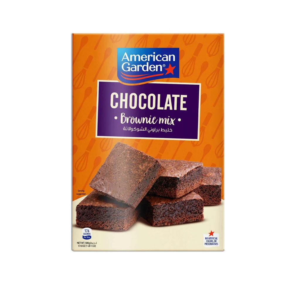 American Garden Chocolate Brownie Mix 500gm