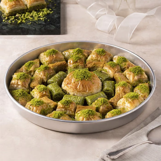 Karakoy Gulluoglu Premium Pistachio Baklava Special Tray 1.5 KG SF Traders
