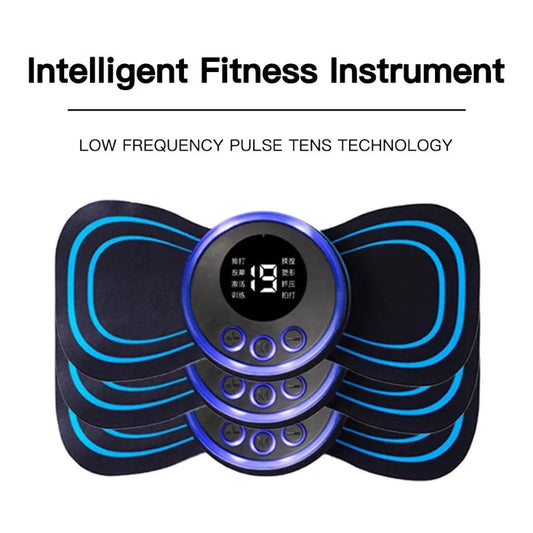 New EMS Mini Body Massager Portable and Rechargeable Pain Foot Massager - Electric Muscle Stimulation Improve Blood Circulation Relieve Pain Usb Rechargeable SF Traders