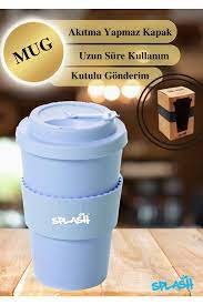 Splash 350 ml Travelling Mug Spout Cover Cup SF Traders