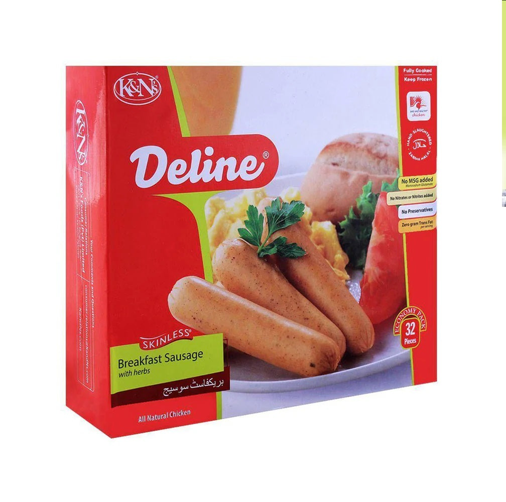 K&n's Breakfast Sausage Herb 32s Eco 720gm