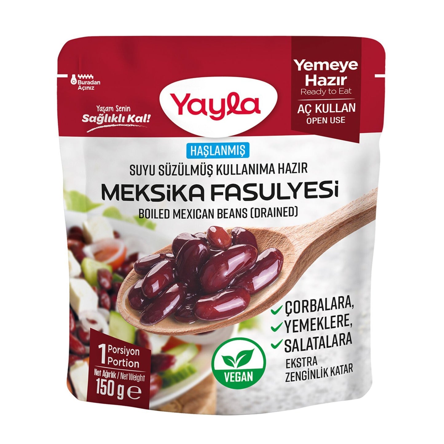 Yayla Boiled Drained Mexican Kidney Beans 150Gm