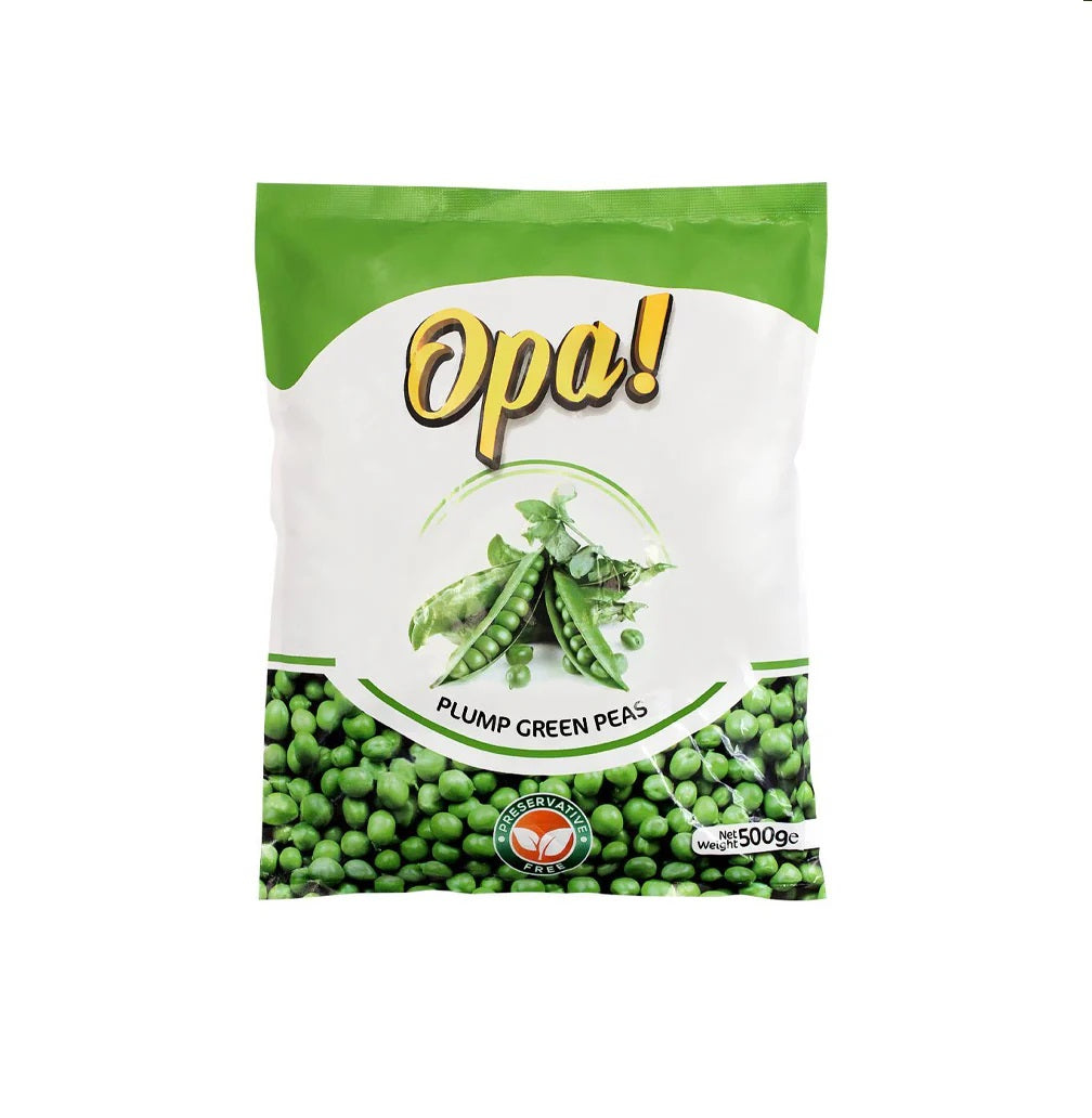 Opa Plump Green Peas 500gm