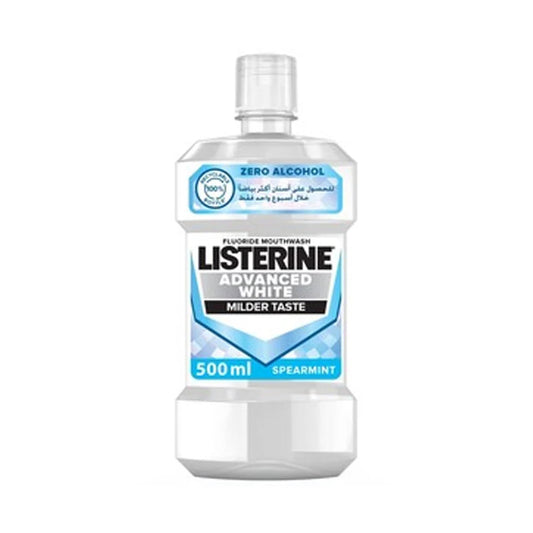 Listerine Advanced White Spearmint Mouth Wash 500ml