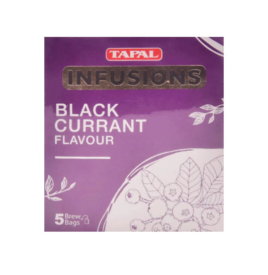 Tapal Infusions Black Currant Flavor 5brew Bags