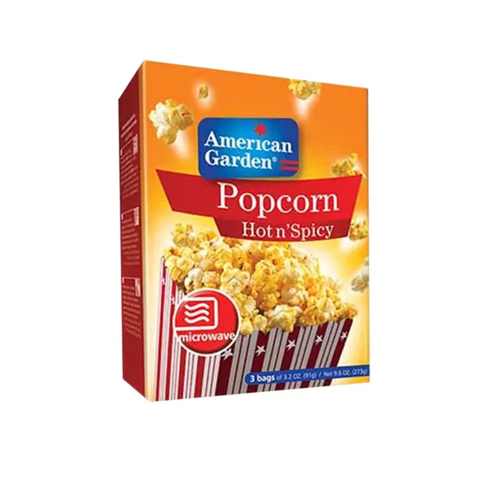 American Garden Hot'n Spicy Popcorn 237gm
