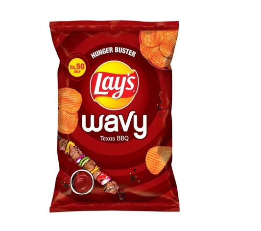 Lays Wavy Texas BBQ Rs 50