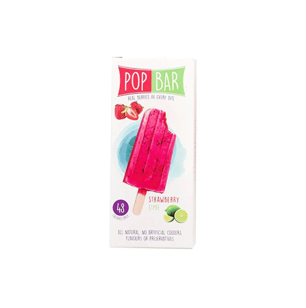 Pop Bar Strawberry Lime Ice Creams 80gm