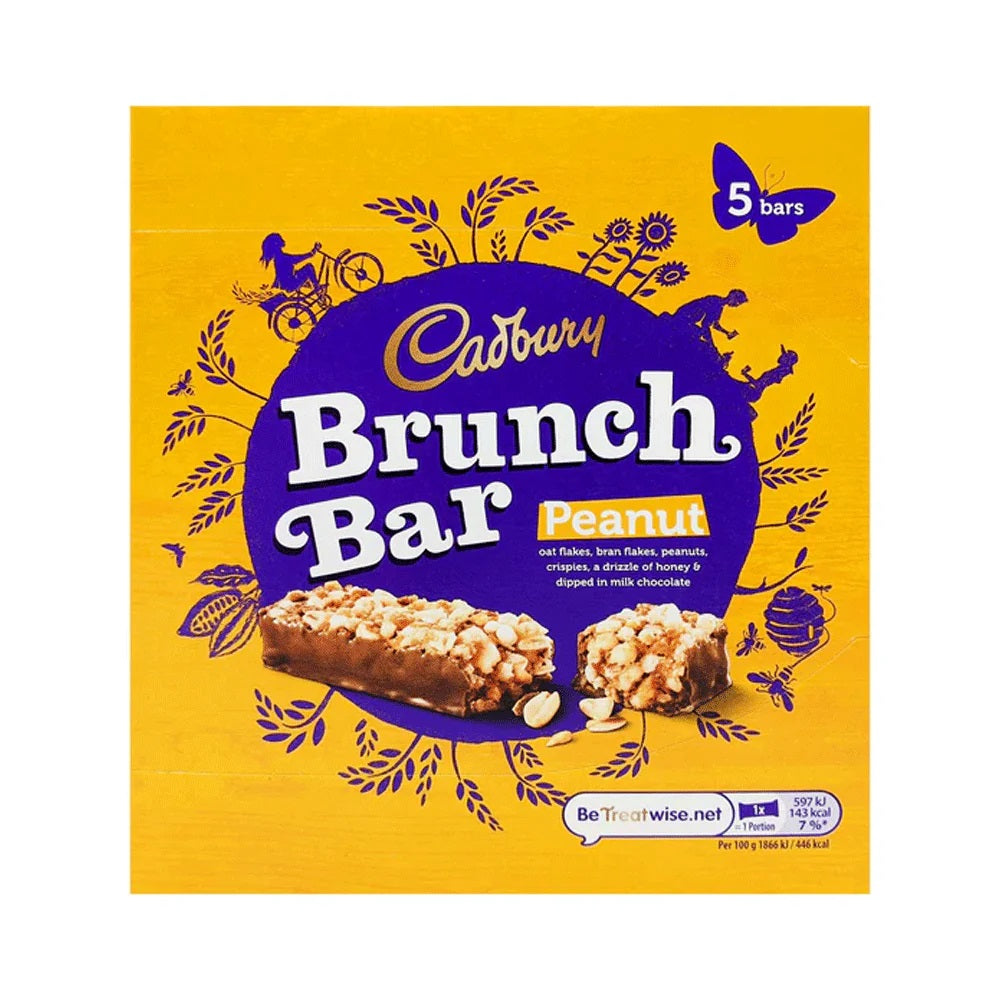 Cadbury Brunch Peanut Milk Chocolate Bar 140gm