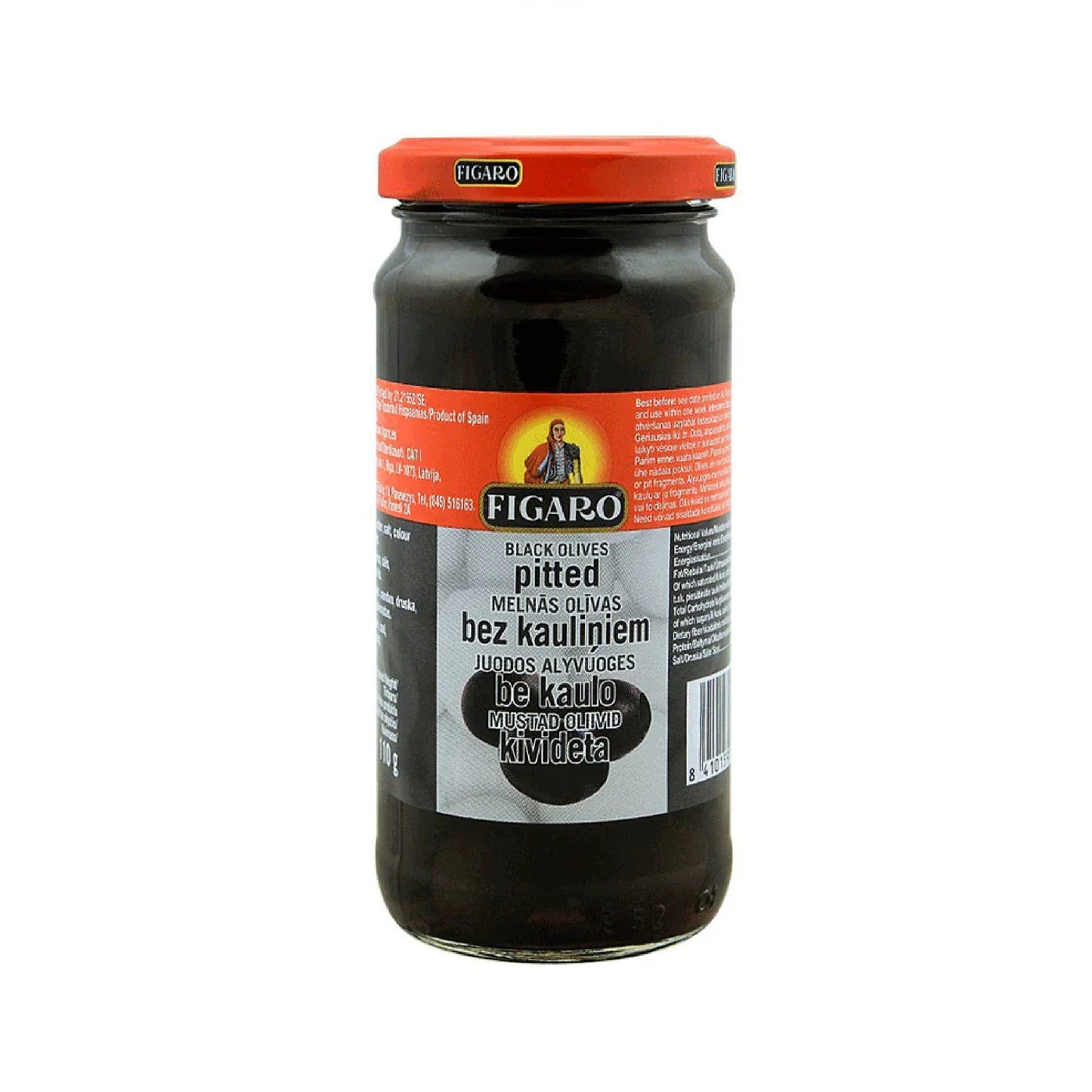 Figaro Pitted Black Olives 240gm