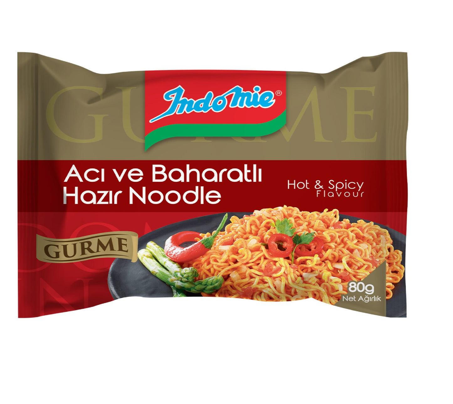 Indomie Gourmet Hot and Spicy Instant Noodles 80Gm