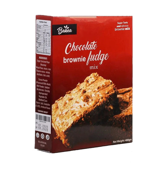 Bakea Chocolate Fudge Brownie Mix 480Gm