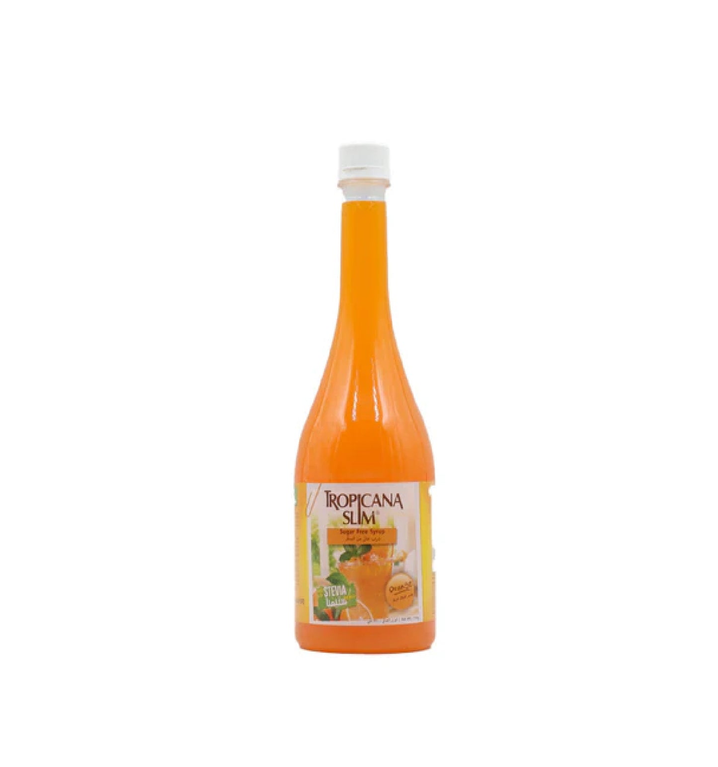 Tropicana Slim Stevia Sugar Free Syrup, Orange 750ml