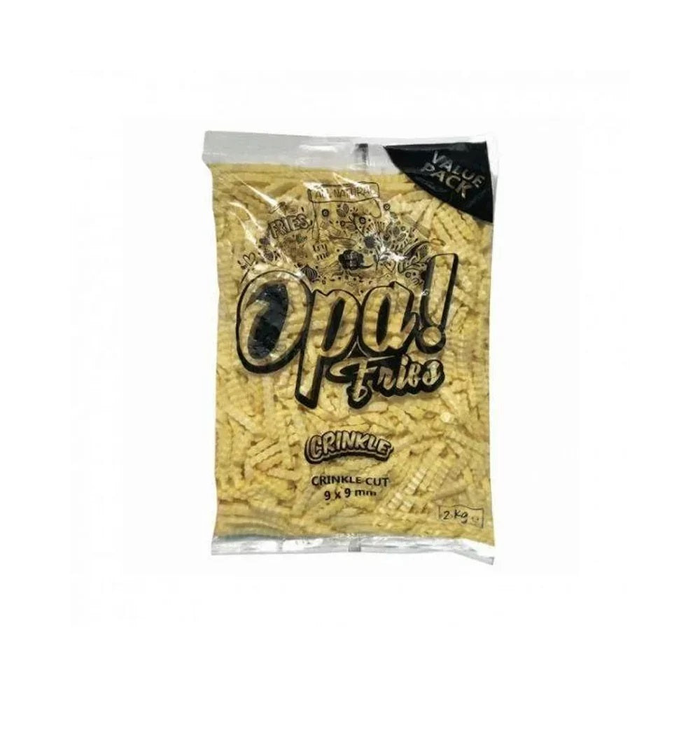 Opa Fries Crinkle Crinkle Cut 1.8kg