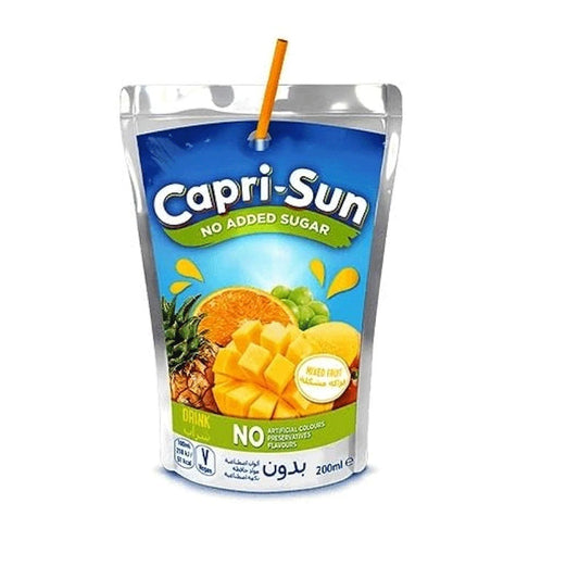 Capri Sun Mixed Fruit No Added Sugar Juice 200ml