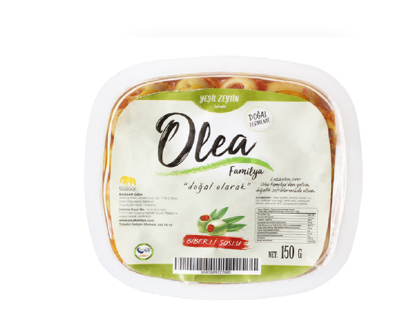 Olea Olive with Pepper & Sauce 150 gm