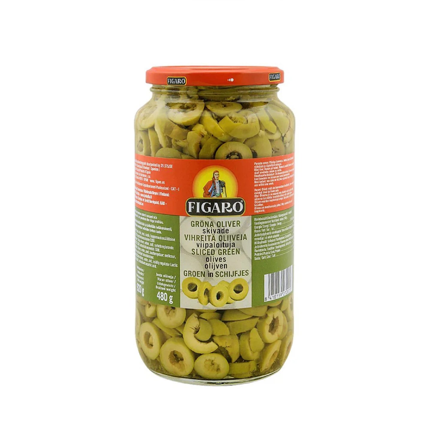 Figaro Olives Green Sliced 920gm