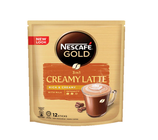 Nescafe Gold 3in1 Creamy Latte Coffee 12x31Gm