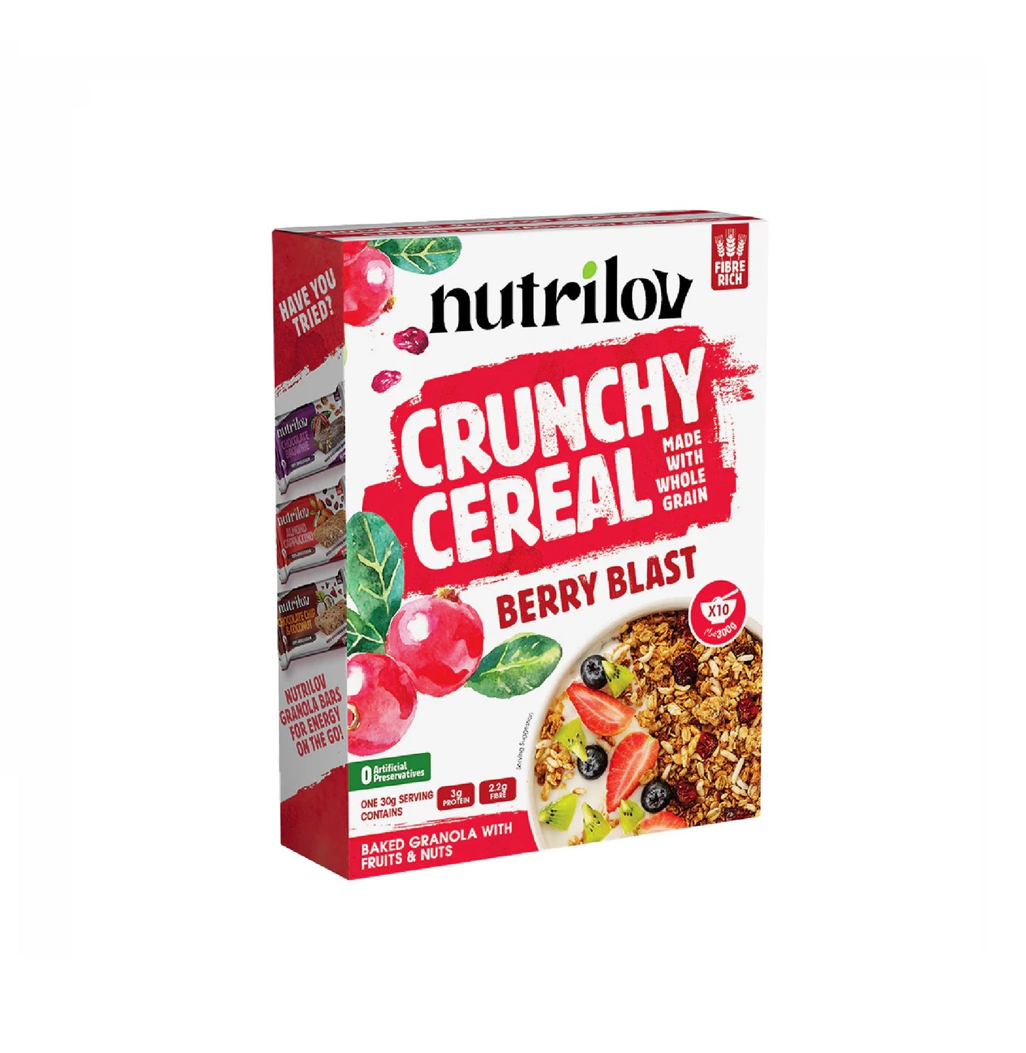 Nutri Lov Crunchy Cereal Berry Blast 150gm