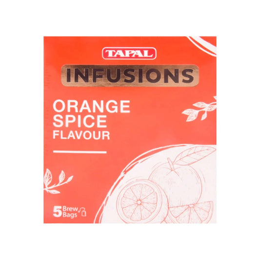 Tapal Infusions Orange Spice Flavor 5brew Bags