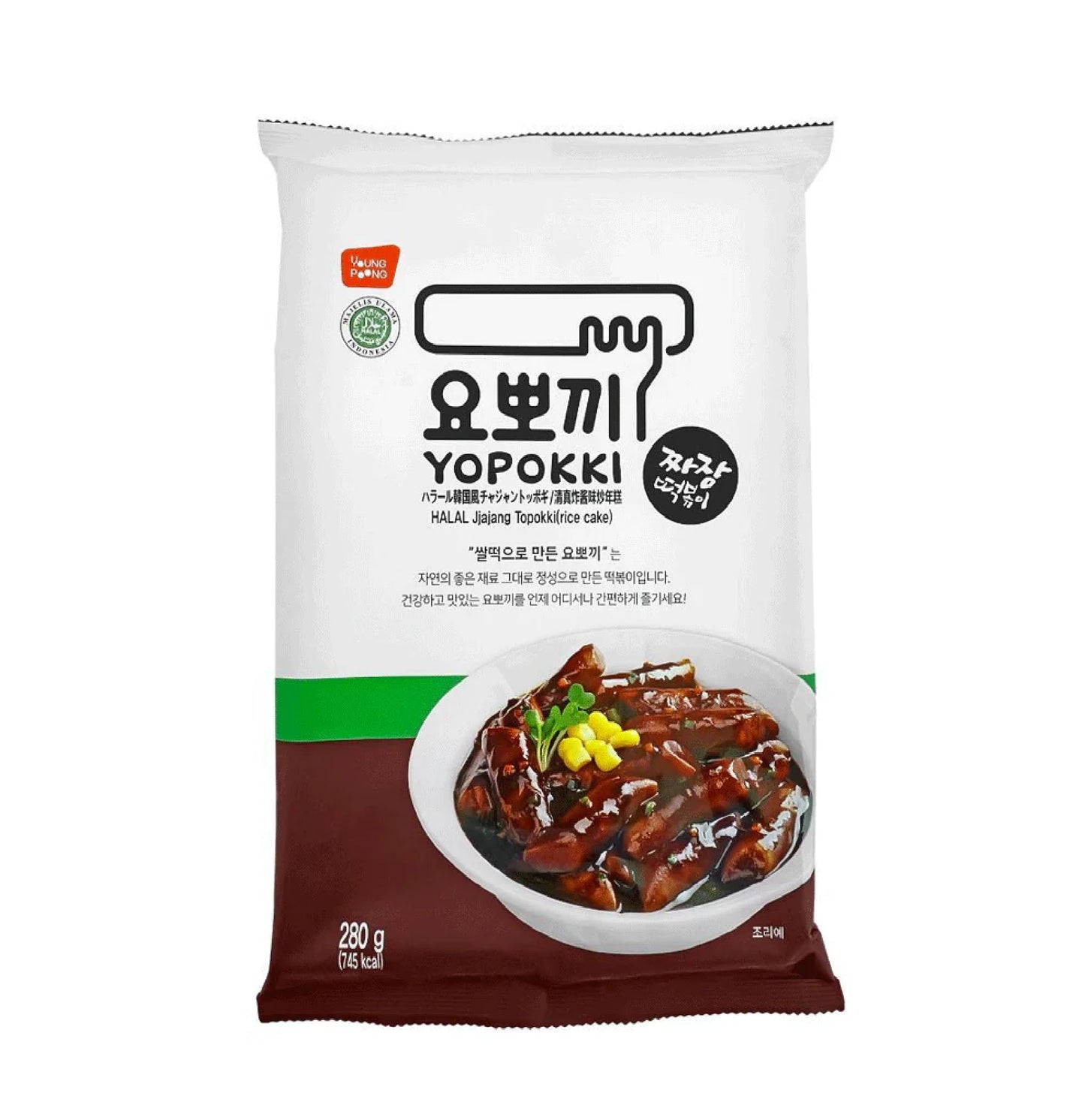 Yopokki Jijang Topokki Rice Cake 280Gm