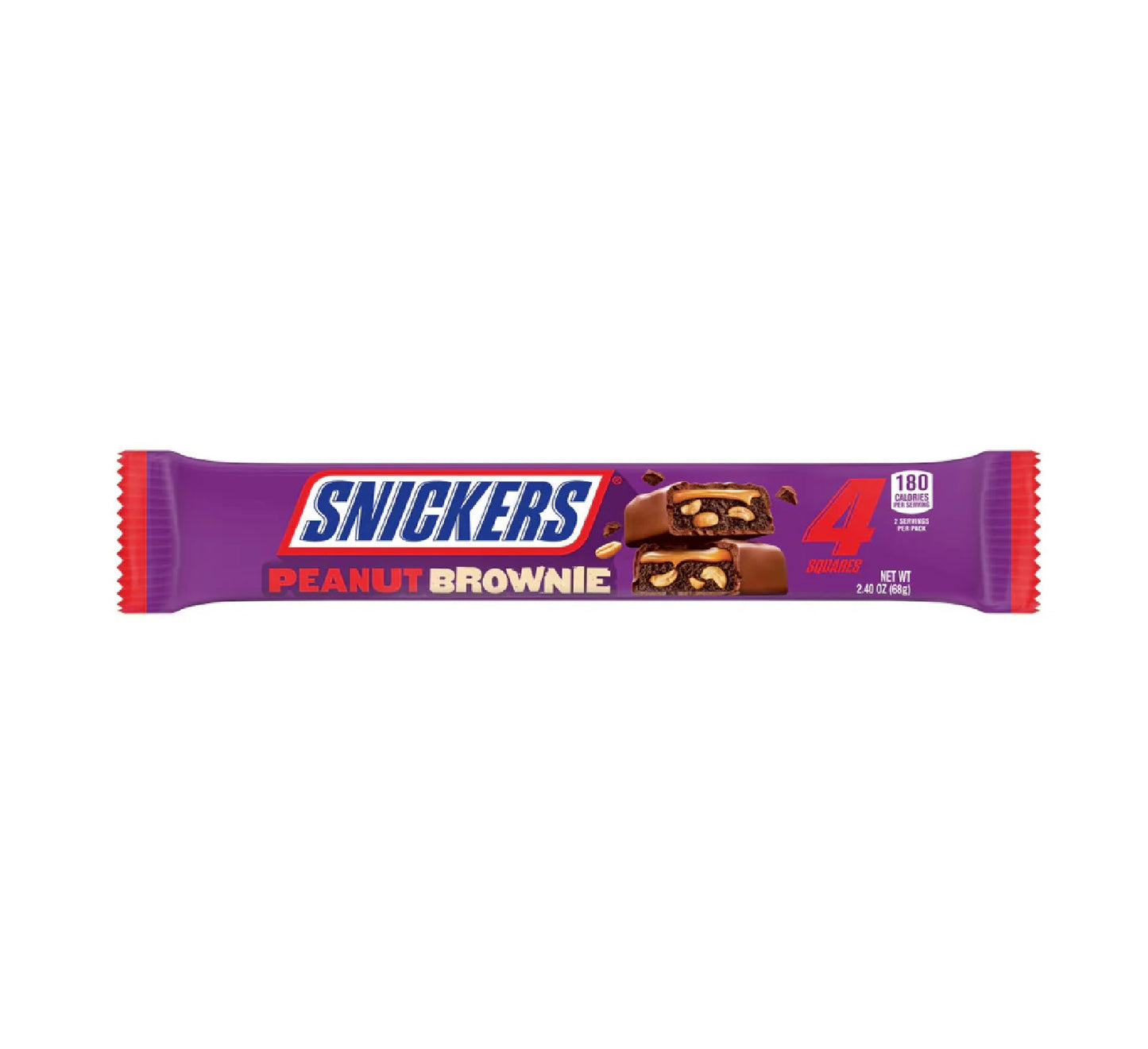 Snickers Peanut Brownie Chocolate 68gm