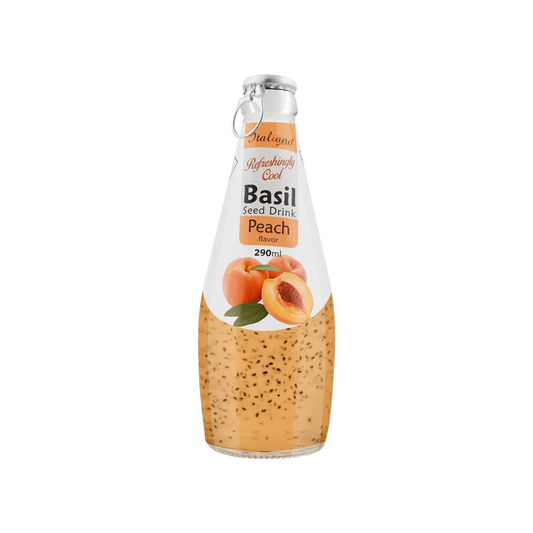 Italiano Cool Basil Seed Drink Peach 290ml