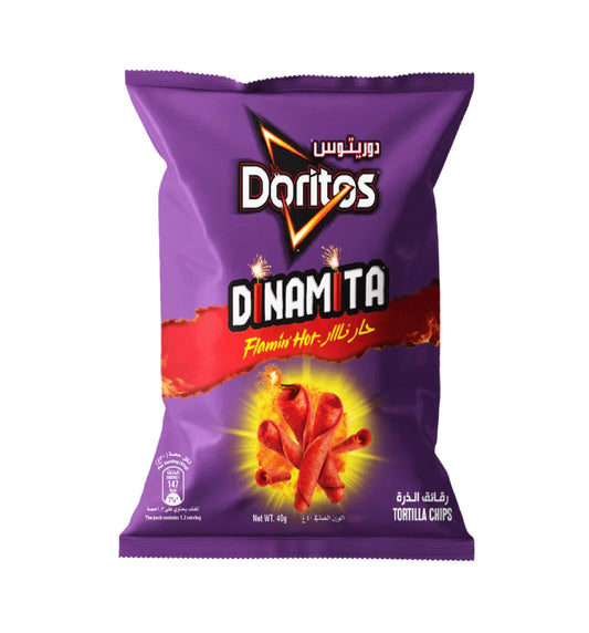 Doritos Dinamita Flamin Hot Tortilla Chips 40Gm