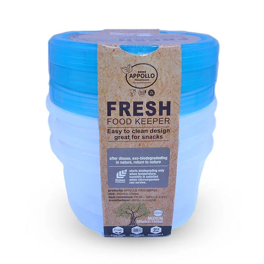 Appolo Fresh Food Container 3 Pcs Set Medium 500ML
