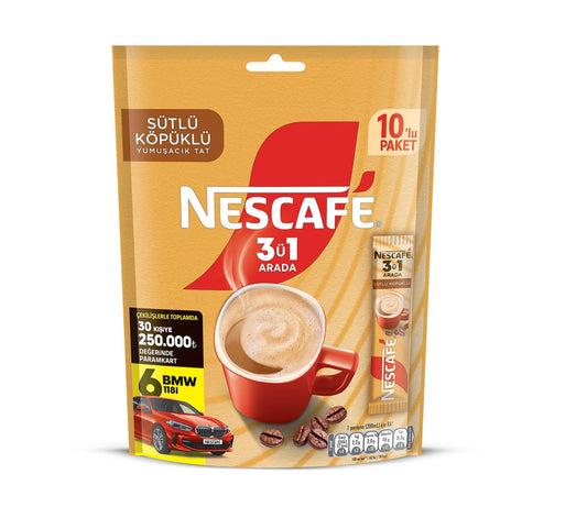 Nescafe Milky 3 IN 1 Pack of 10 Sachets
