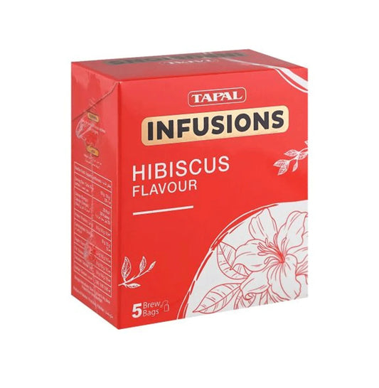 Tapal Infusions Hibiscus Flavor 5brew Bags