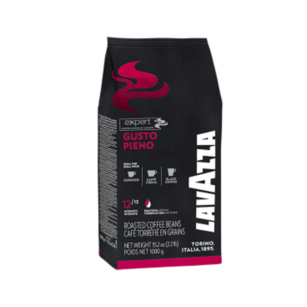 Lavazza Gusto Pieno Roasted Coffee Beans 1000gm
