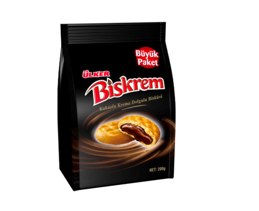 Ulker Biskrem Biscuits With Chocolate Filling 200 GM