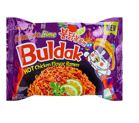 Samyang Buldak Hot Chicken Habanero Lime Ramen Noodle