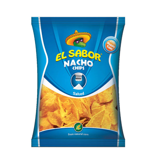 El Sabor Nacho Chips Salted 100Gm