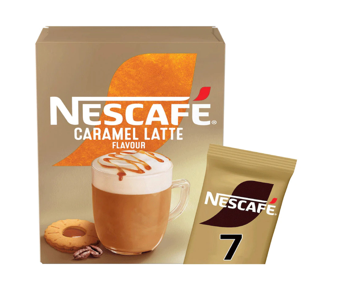 Nescafe Caramel Latte Coffee 7`s