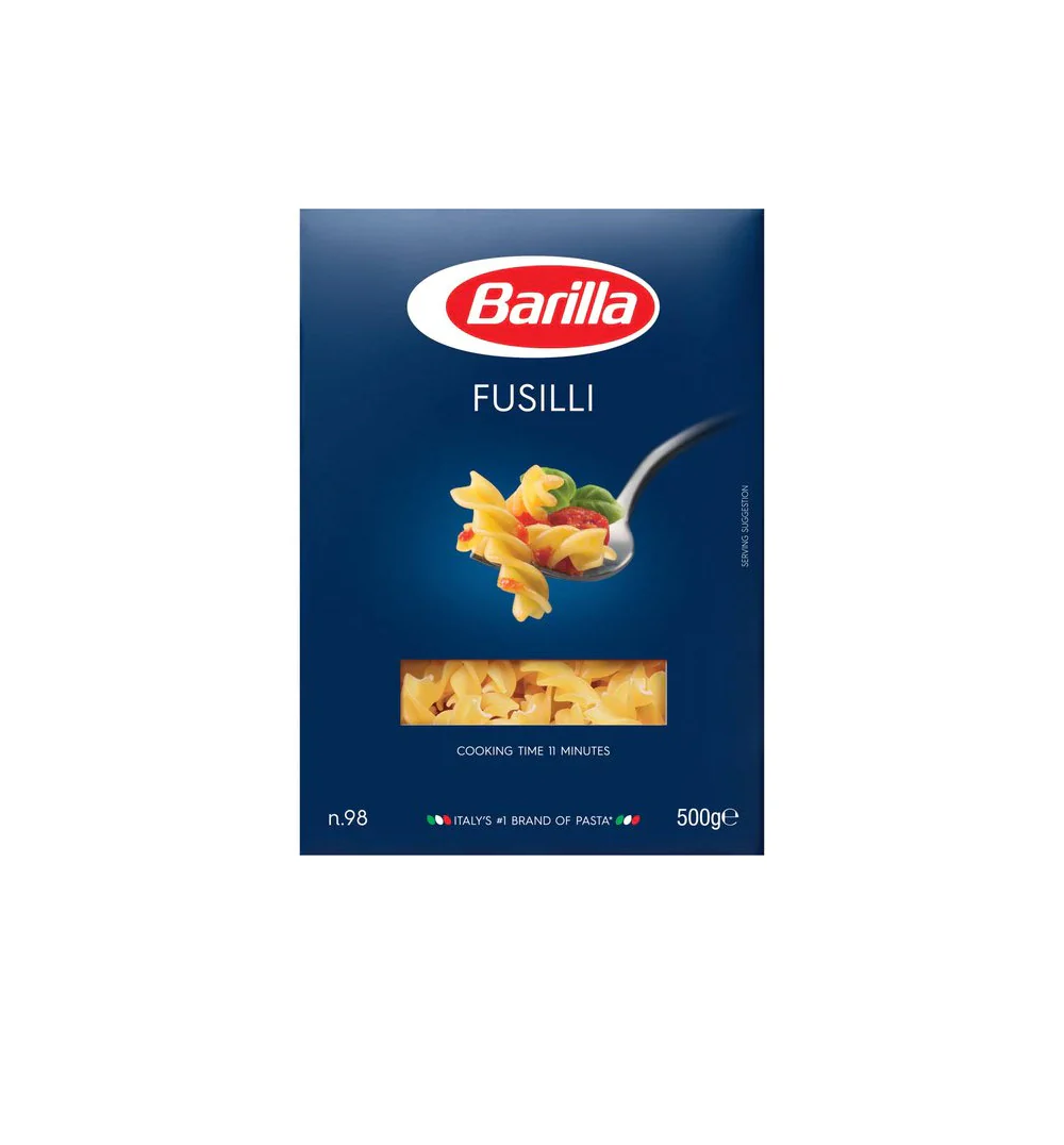 Barilla Fusilli Cooking Time 11 Minutes 500g