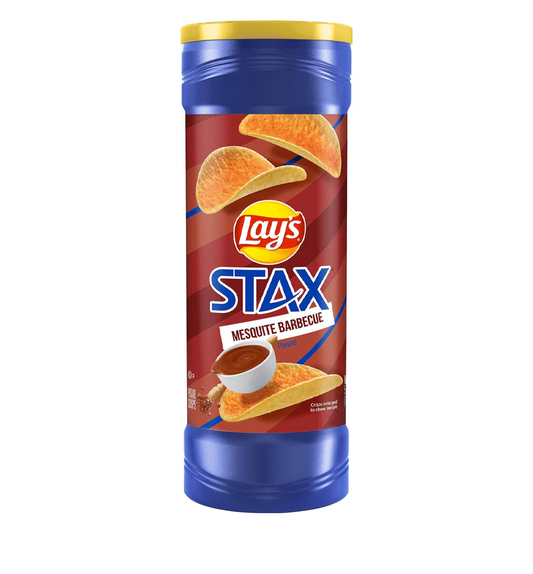 Lays Stax Mesquite Barbecue Chips 155.9gm