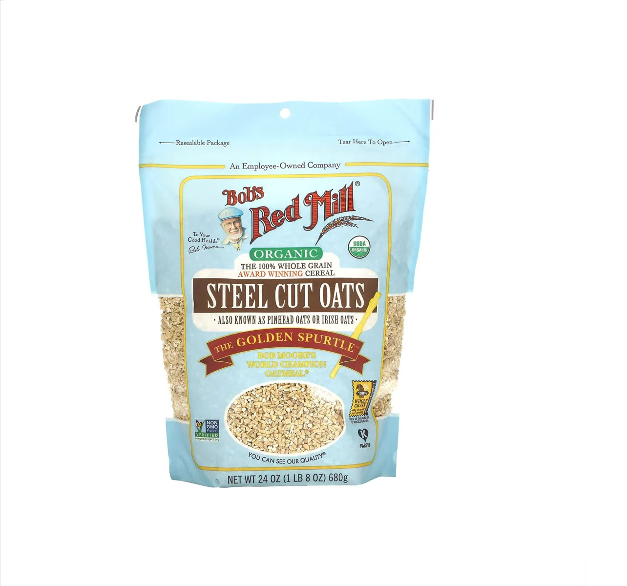 Bob's Red Mill Organic Steel Cut Oats 680Gm