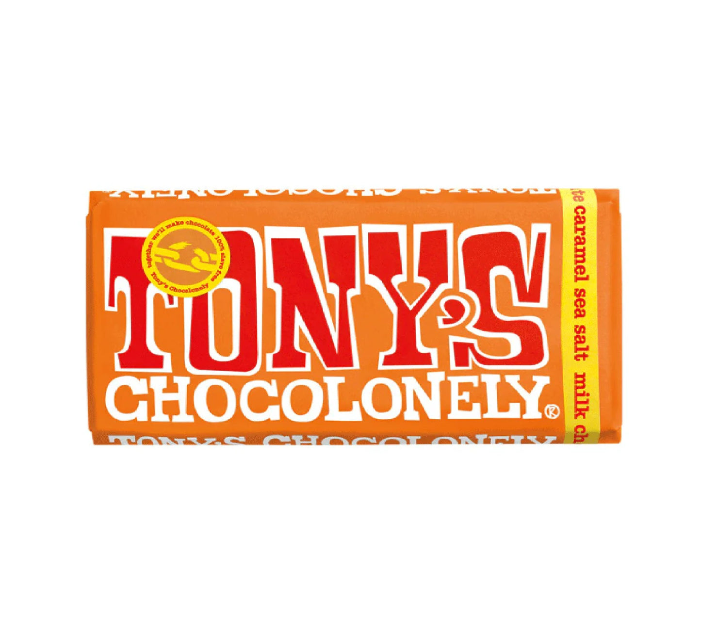 Tony's Chocolonely Milk Caramel & Sea Salt 180g