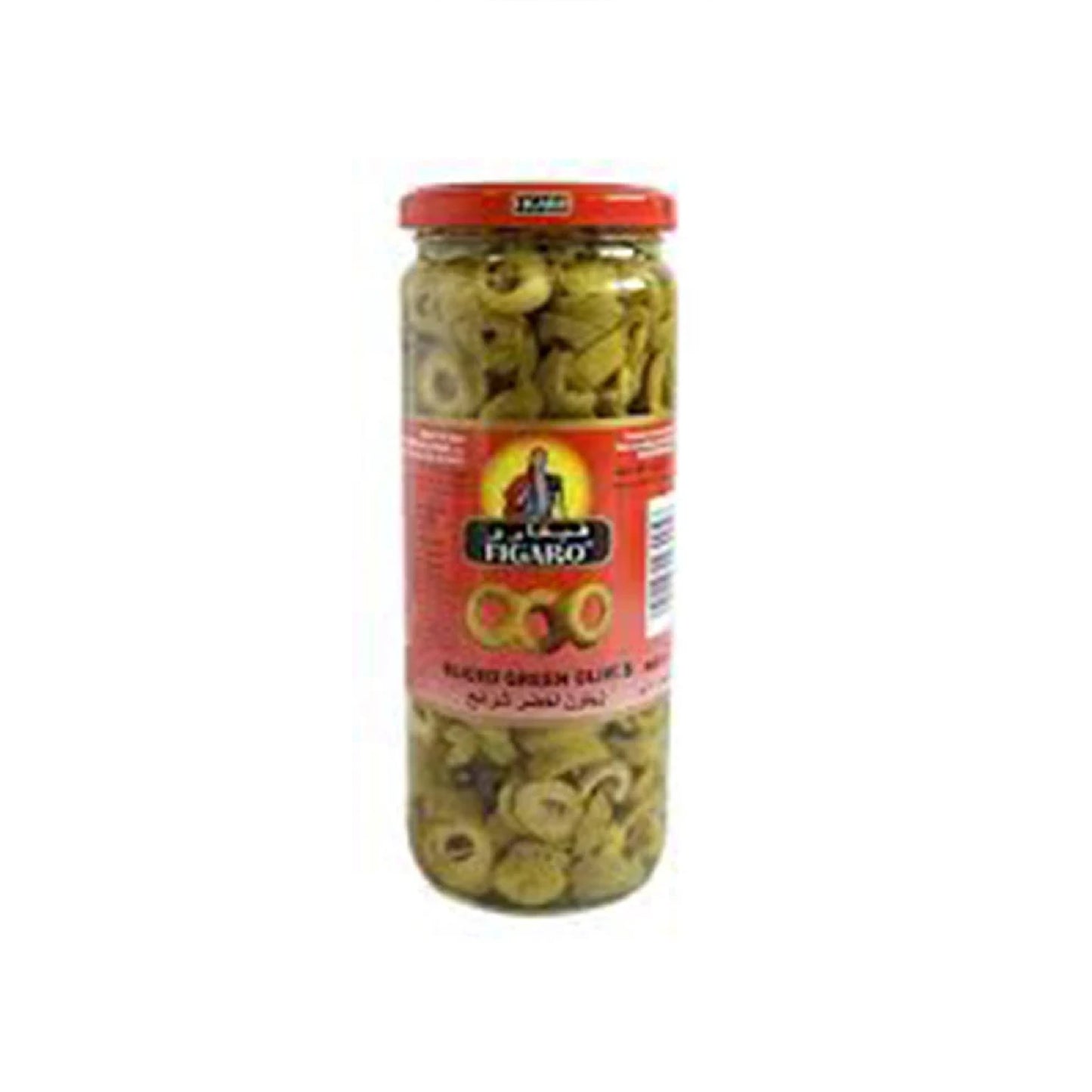 Figaro Sliced Green Olives 450gm