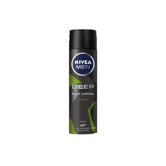 Nivea Men Deep Black Carbon Amazonia Body Spray 150ml