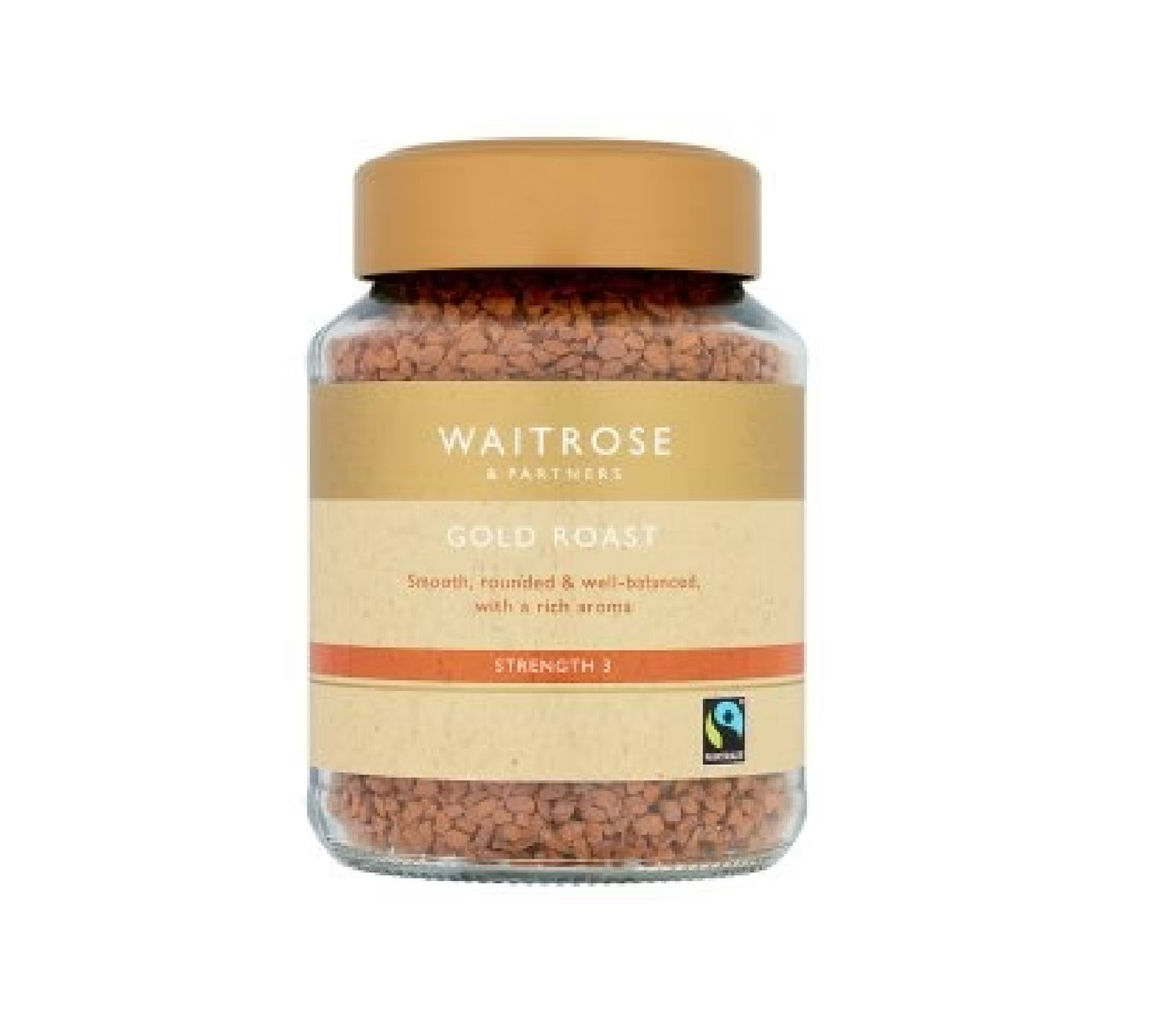 Waitrose Gold Roast Decaffeinated Coffee 100gm
