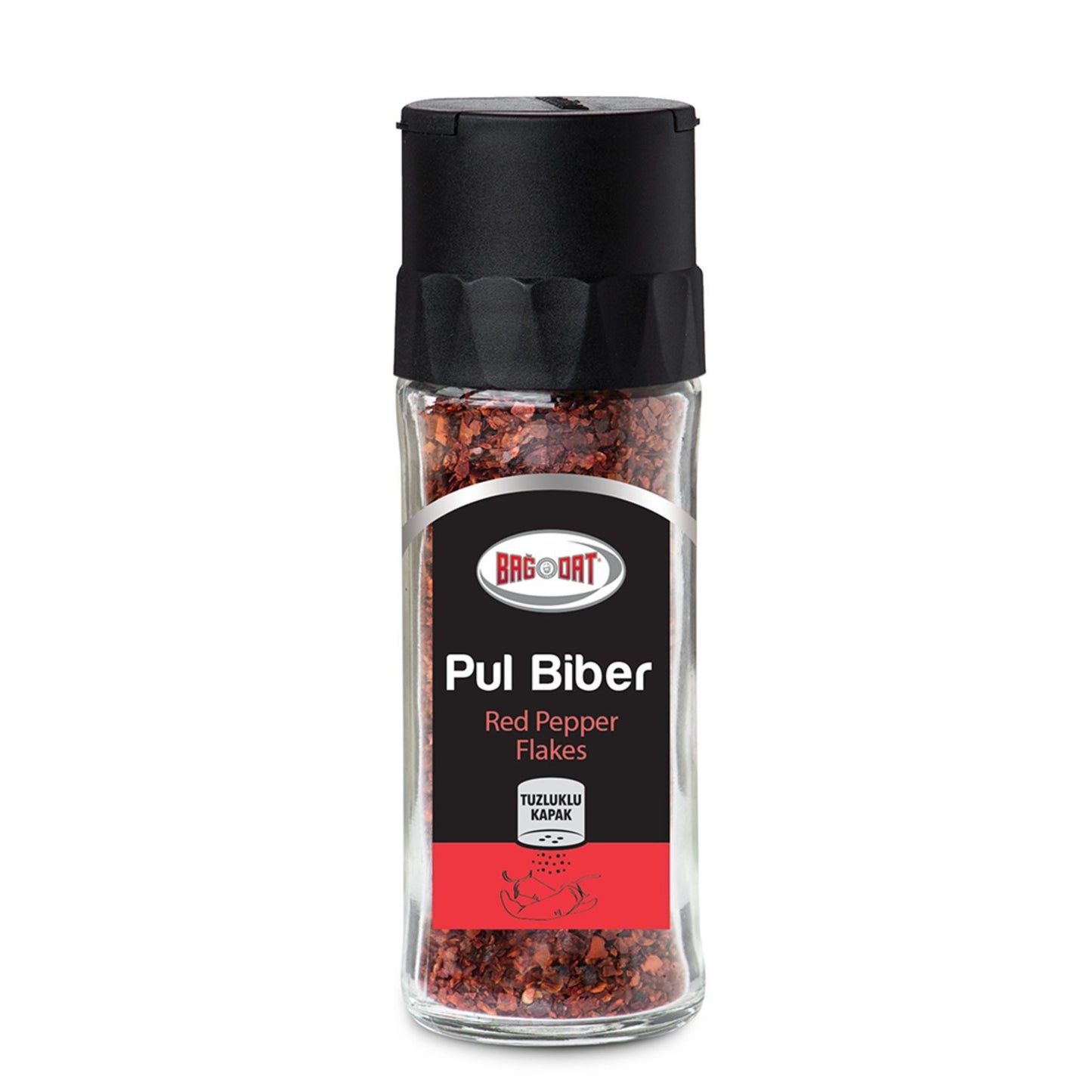 Baghdad Red Pepper Salt Shaker Glass 42 Gm