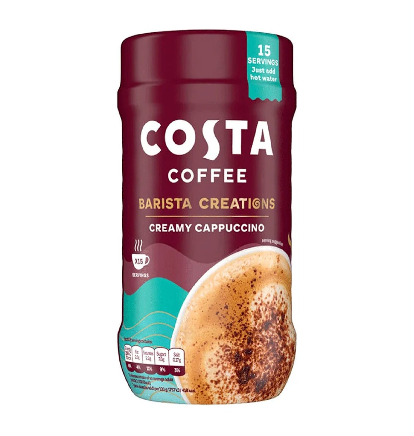Costa Coffee Barista Creations Creamy Cappuccino 255 Gm